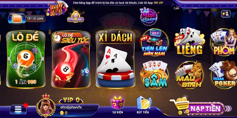 Xì dách Rikvip: Nơi khởi xướng những giấc mơ làm giàu 2 Khái niệm về Xì dách Rikvip là gì