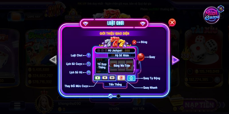 Xèng 777 Rikvip: Bí kíp chiến thắng từ các cao thủ 3 Chi tiết về cách chơi Xèng 777 Rikvip cho Newbie