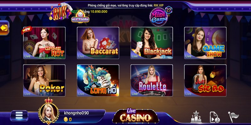 Live Casino Rikvip: Thiên đường cá cược cho tân thủ 3 Hướng dẫn chơi Live Casino Rikvip chi tiết